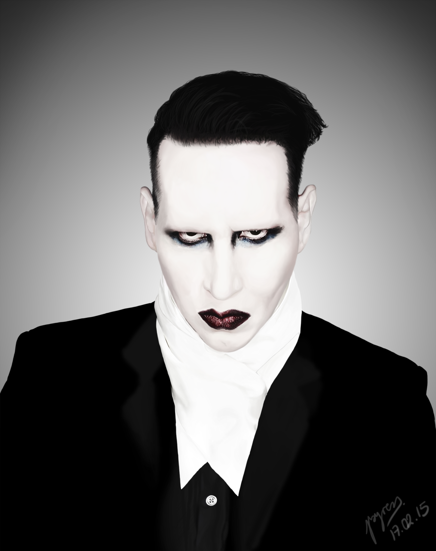Marilyn Manson painting