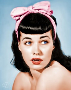 Bettie Page look